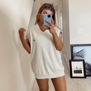 White Chaps Sweater Vest